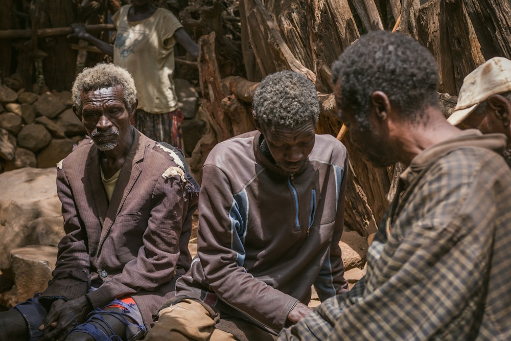 African elders in serious discussion together